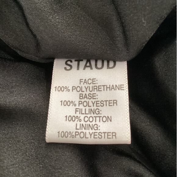 Staud Oversized Ace Coat Puffer Jacket With Hood Black Size Medium NWT Sold Out - Picture 14 of 15